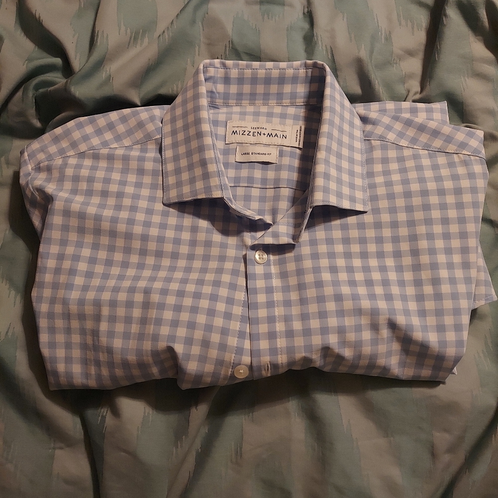 Mizzen‎ + Main Leeward Large Standard Fit Button Front Men's Shirt